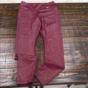 Nike Pink Stretch Leggings Athletic Wear